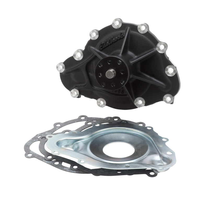 Edelbrock 88563 Water Pump High Performance Pontiac 1969-1979 389-455 CI V8 Engines Standard Length