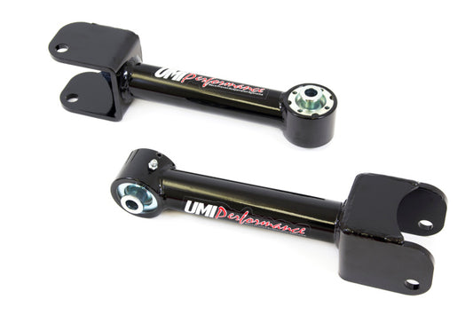 UMI Performance 4036-B Non Adjustable Upper Control Arms with Roto-Joint Black