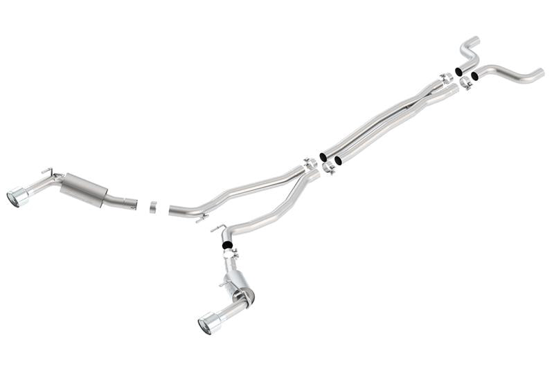 Borla 140530 Cat-Back Exhaust System S-Type for 2014-2015 Chevrolet Camaro SS (6.2L V8)