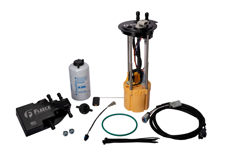 Fleece Performance FPE-PF-FMC-1116-SB for 11-16 Ford Powerstroke (Short Bed) PowerFlo Lift Pump & Fuel System Upgrade Kit