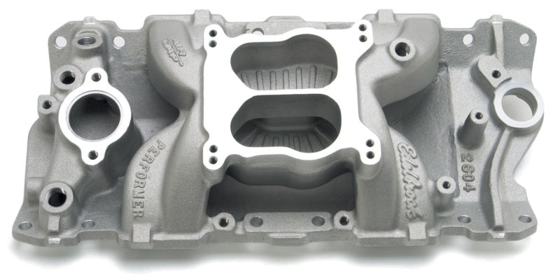 Edelbrock 2604 Intake Manifold Performer Air-Gap Small Block Chevrolet 1987-1995 Standard