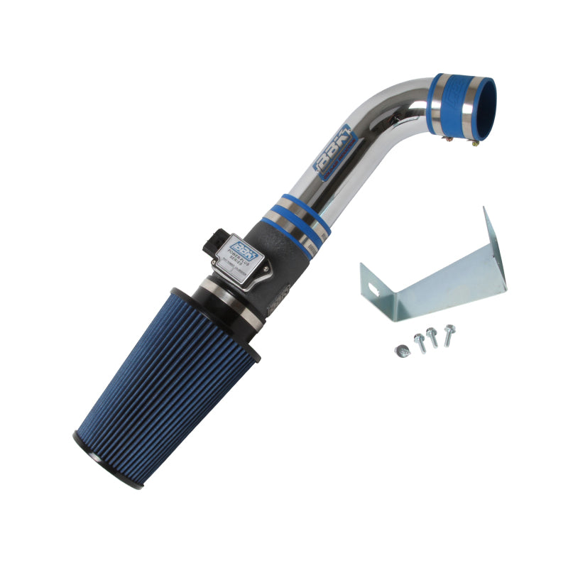 BBK Performance 1556 Cold Air Intake Kit Standard Style, Chrome Finish for 1986-1993 Ford Mustang (5.0L)
