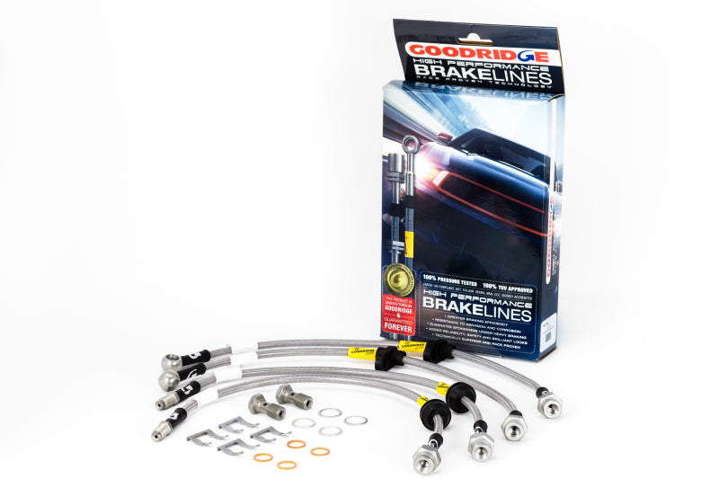Goodridge 15-18 Ford Focus RS (RS MK3 Only) Stainless Steel Brake Line Kit 12339