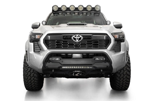 Addictive Desert Designs for 2024+ Toyota Tacoma Stealth Center Mount Winch Front Bumper w/ Top Hoop
