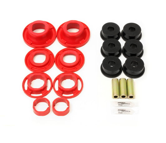 BMR 2012-2015 5th Gen Camaro Street Version Rear Cradle Bushing Kit (BK001 BK040) - Black/Red