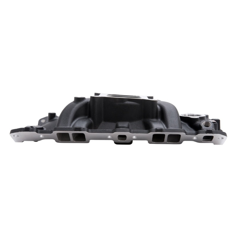 Edelbrock 27033 Intake Manifold Performer EPS SBC with Oil Fill Tube and Breather Black