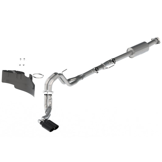 Ford Racing for 2021-2022 F-150 2.7L/3.5L/5.0L Side Exit Extreme Exhaust - Black Tips