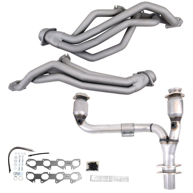 BBK Performance 19502 Long Tube Headers with Catted Y-Pipe for 2009-2024 Dodge Ram 1500 5.7L Hemi
