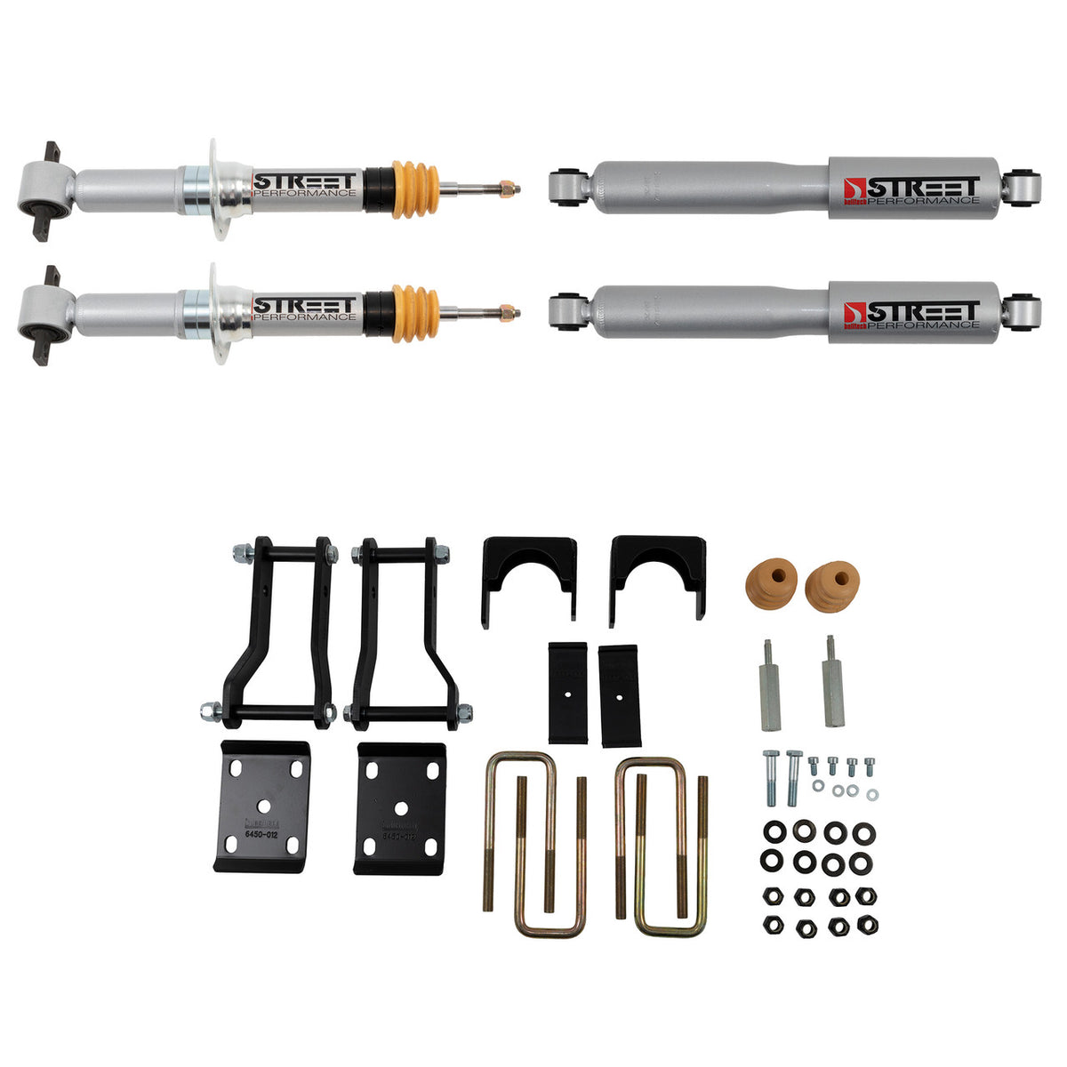 Belltech Lowering Kit 2019-2023 for Ford Ranger 4WD 2in Front/4in Rear