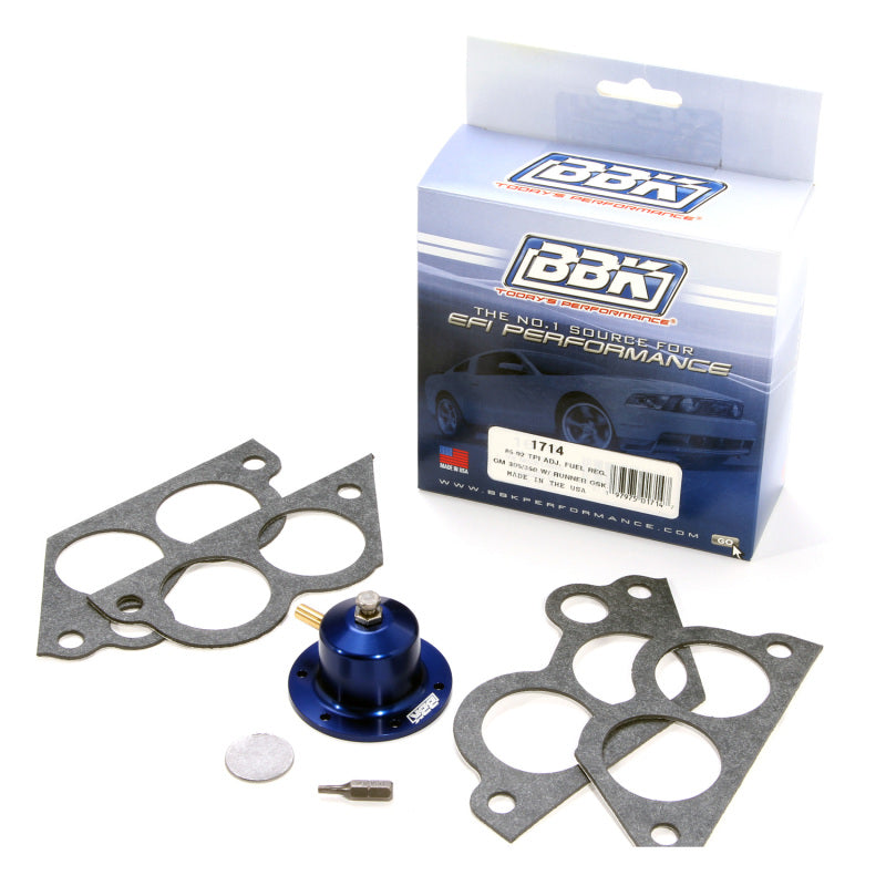 BBK Performance 1714 Adjustable Fuel Pressure Regulator Kit for 1985-1992 Chevrolet Camaro / Pontiac Firebird (5.0L / 5.7L TPI)