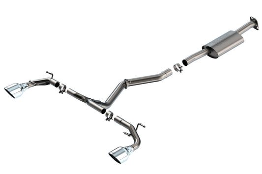 Borla 140909 22-23 Subaru BRZ/Toyota GR86 2.4L RWD AT/MT S-Type Catback Exhaust - Polished Tips - #140909