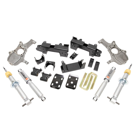 Belltech Lowering Kit 2019 for GM Silverado/Sierra 1500 2WD - 2-4in Fr/6in R