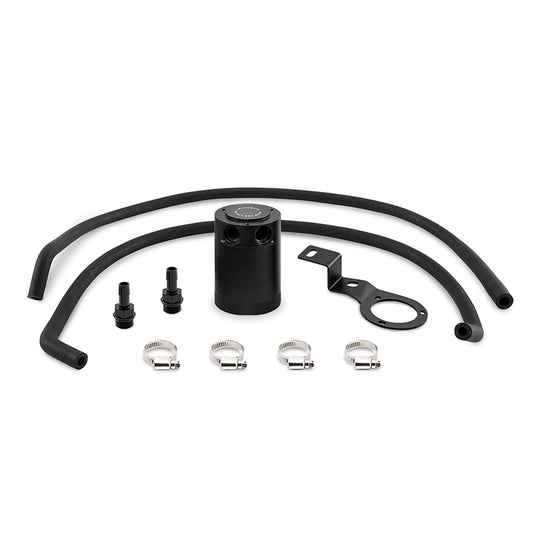 Mishimoto 15-16 Subaru WRX PVC Side Baffled Oil Catch Can - Black - #MMBCC-WRX-15PBE