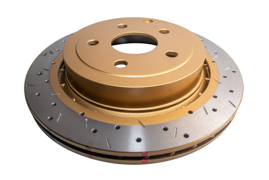 DBA 09 Pontiac G8 V8 6.0L Rear Drilled & Slotted 4000 Series Rotor