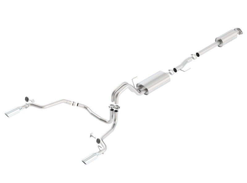 Borla 140614 15-16 Ford F-150 2.7L/3.5L V6 / 5.0L V8 Ext. Cab Std. Bed CB Exh Touring Single Split Rear Ext - #140614