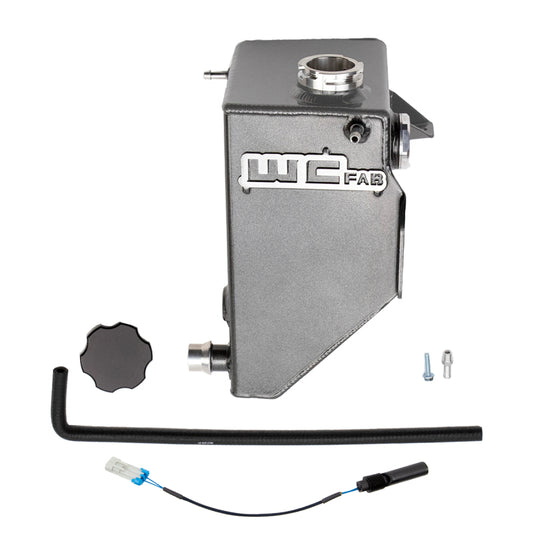 Wehrli Custom Fabrication WCF100268-GB Coolant Tank Kit Gloss Black for 2020-2026 Chevrolet Silverado / GMC Sierra 2500 HD / 3500 HD 6.6L L5P Duramax