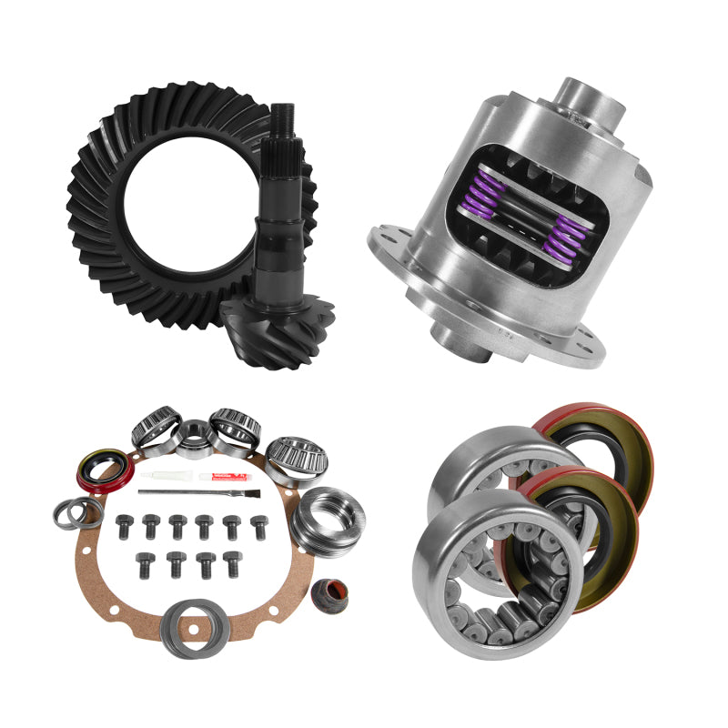 Yukon Gear & Axle YGK2061 8.8in for Ford 3.73 Rear Ring & Pinion Install Kit 31 Spline Positraction 2.99in Axle Bearings