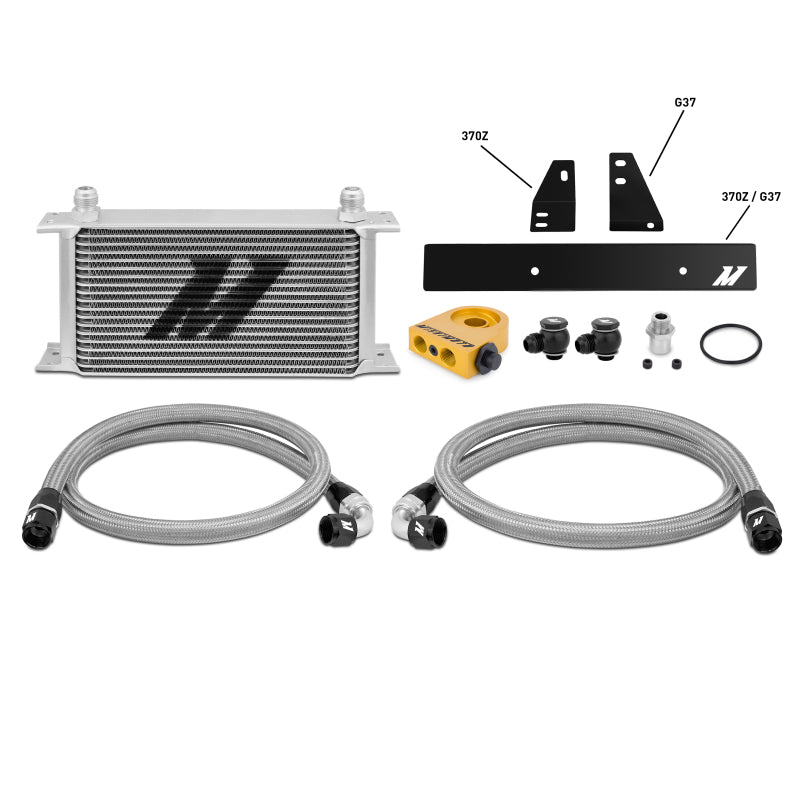 Mishimoto 09-12 Nissan 370Z / 08-12 Infiniti G37 (Coupe Only) Thermostatic Oil Cooler Kit - #MMOC-370Z-09T