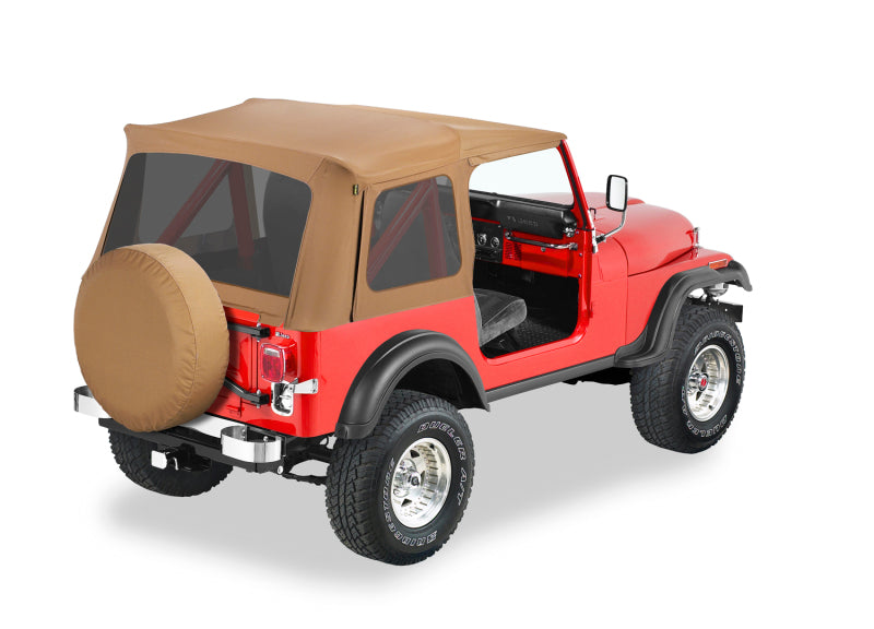 Bestop 76-86 Jeep Cj7 / 87-95 Wrangler YJ Supertop Classic Skin (Spice Tinted Windows)