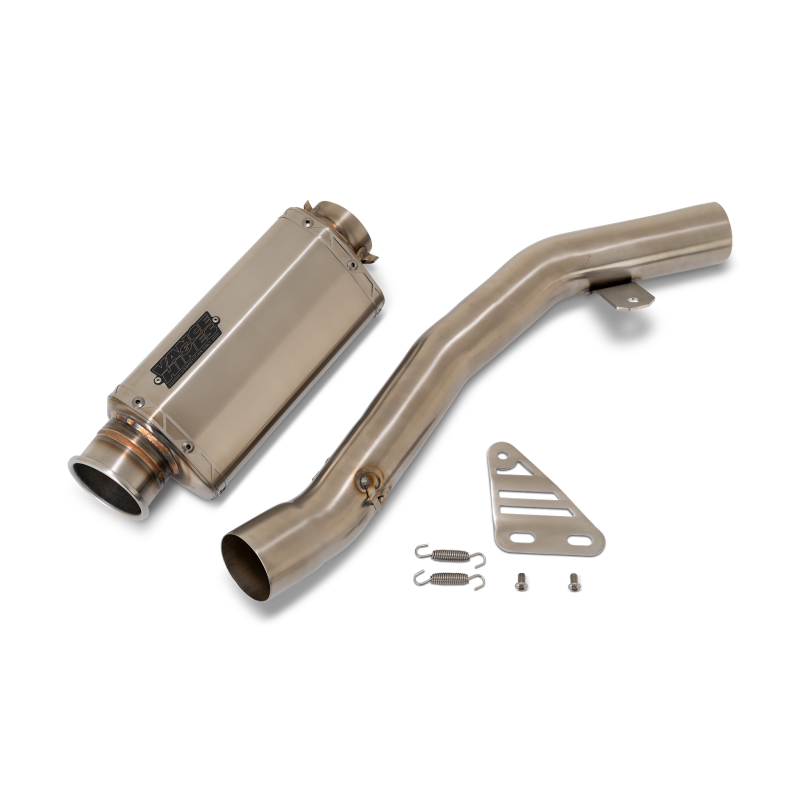 Vance & Hines 33603 VS-6 Slip-Ons Brushed for 2019-2025 Kawasaki Ninja ZX6R