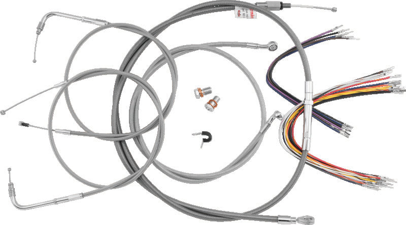 Burly Brand B30-1300 Control Kit 13 in Bagger Bar Stainless Steel for 2007 Harley-Davidson Touring