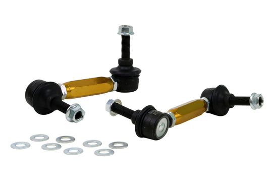 Whiteline KLC141 Rear Sway Bar Link Kit Adjustable Ball End Links