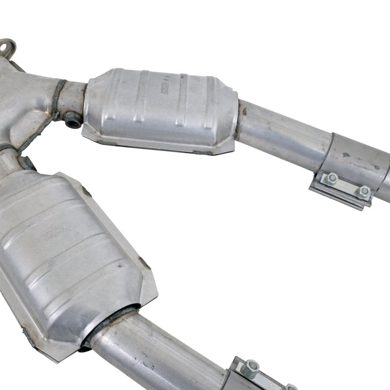 BBK Performance 1670 High Flow X-Pipe with Catalytic Converters (2-1/2 in) for 1999-2004 Ford Mustang GT Cobra 4.6L