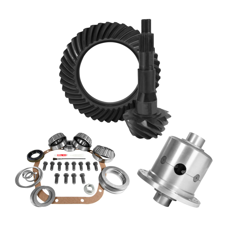 Yukon Gear & Axle YGK2140 10.5in for Ford 4.11 Rear Ring & Pinion Install Kit 35 Spline Positraction