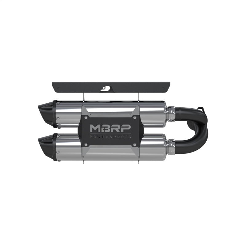 MBRP Polaris RZR XP 1000 Stacked Dual Slip-On Perf. Series Exhaust