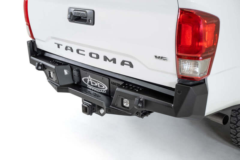Addictive Desert Designs for 16-19 Toyota Tacoma Stealth Fighter Rear Bumper w/ Backup Sensor Cutouts
