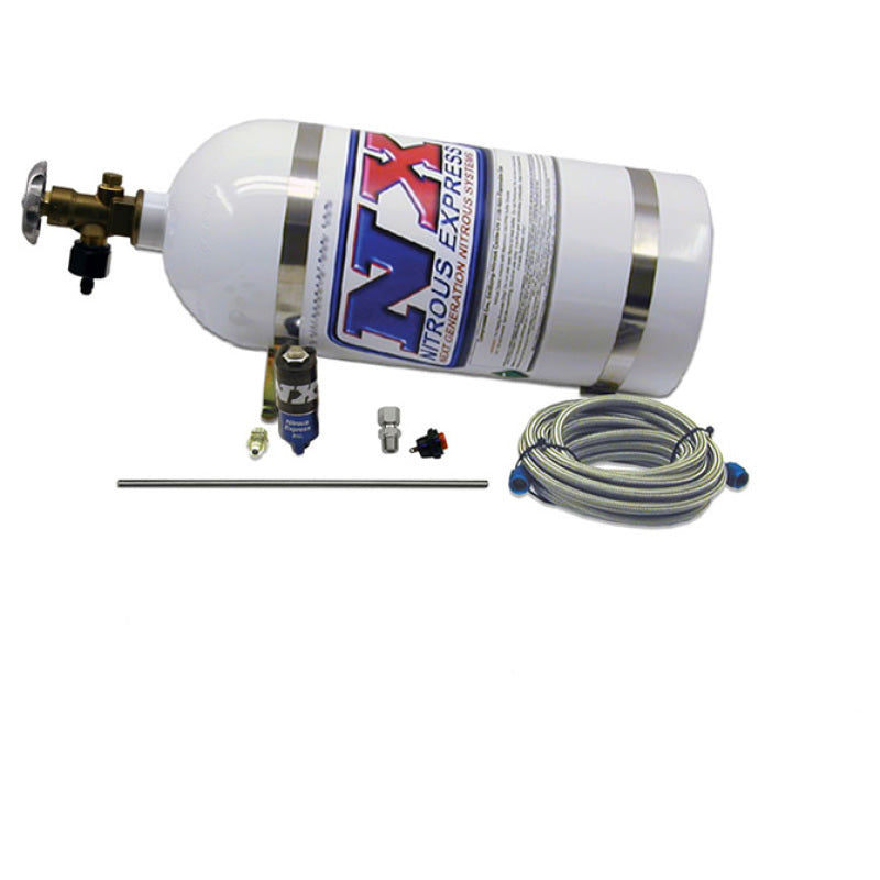 Nitrous Express Simulator Full Show Purge Kit Incl 10lb Bottle & All Hardware