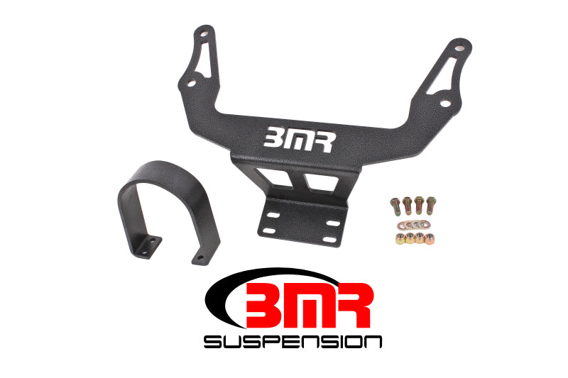 BMR 2008-2017 Challenger Front Driveshaft Safety Loop - Black Hammertone