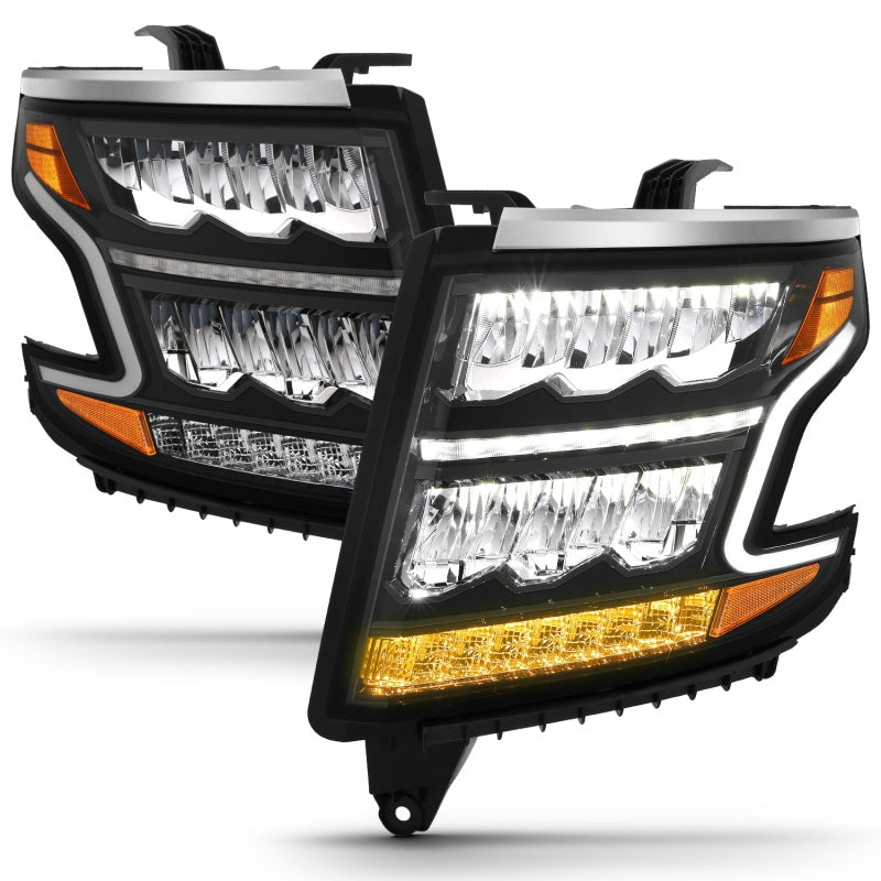 ANZO 2015-2020 Chevrolet Suburban LED Projector Headlights