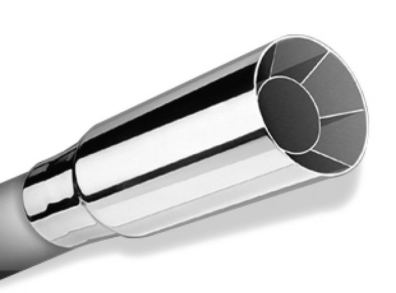 Borla 20102 Universal Polished Tip Single Round Intercooled (inlet 2in. Outlet 2 1/2in) - #20102