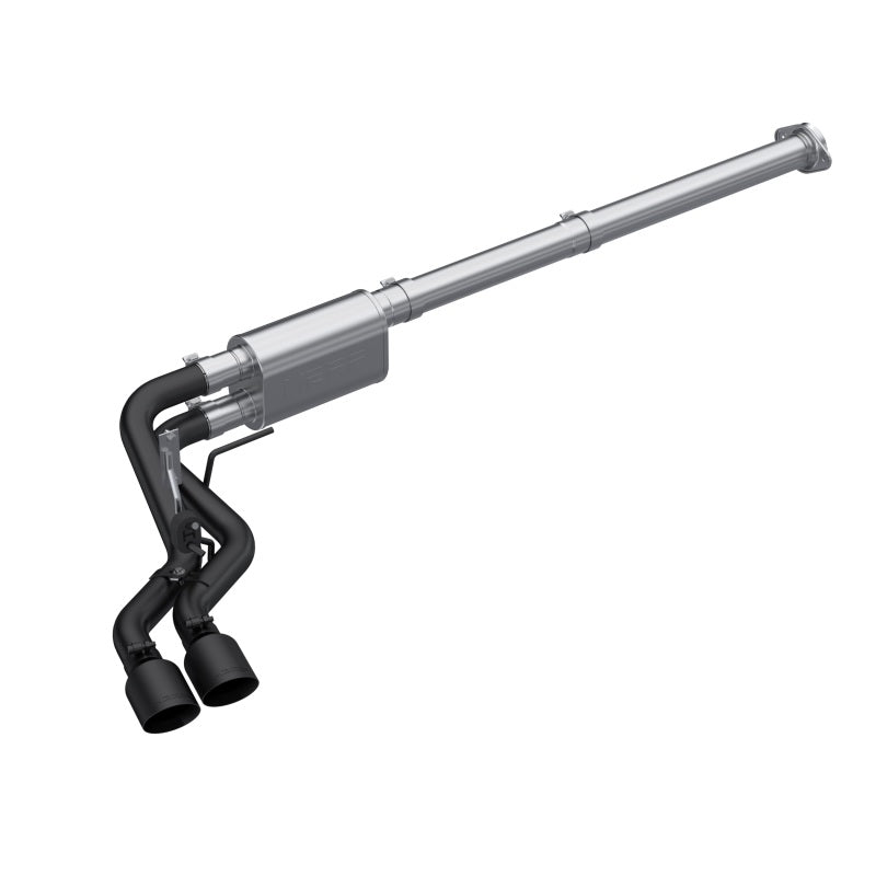 MBRP S5217BLK Cat-Back Exhaust System - 2021-2026 Ford F-150 2.7L/3.5L EcoBoost / 5.0L