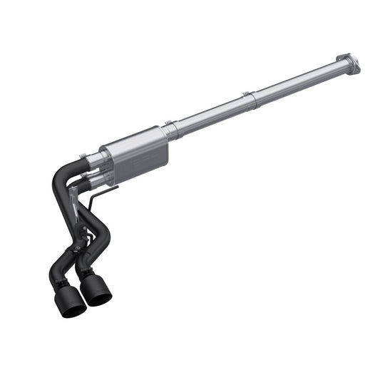 MBRP S5217BLK Cat-Back Exhaust System - 2021-2026 Ford F-150 2.7L/3.5L EcoBoost / 5.0L