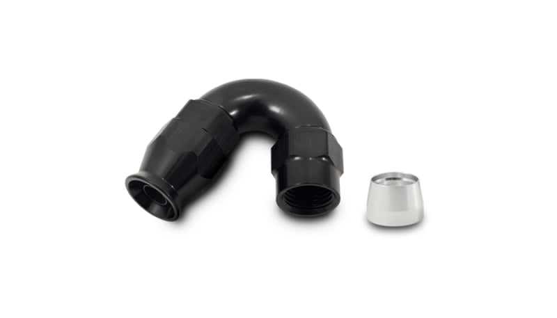 Vibrant -6AN 150 Degree Hose End Fitting for PTFE Lined Hose