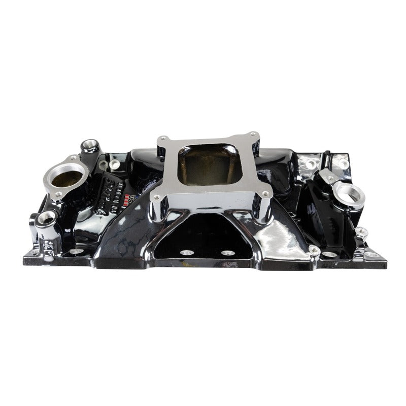 Edelbrock 2975-BP Chevrolet Small Block Victor Jr. 23 Degree Black Plasma Intake Manifold