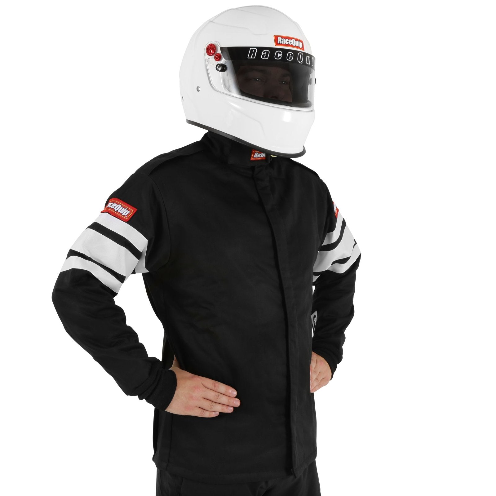RaceQuip 121003 Black SFI-5 Jacket - Medium
