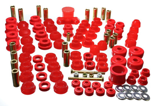 Energy Suspension for 1988-1991 Civic Red Hyper-Flex Master Bushing Set 16.18102R