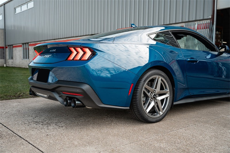 Corsa 2024-2026 Ford Mustang V8 5.0L 3in Cat-Back Exhaust System w/ Twin 4in Black Straight Tips