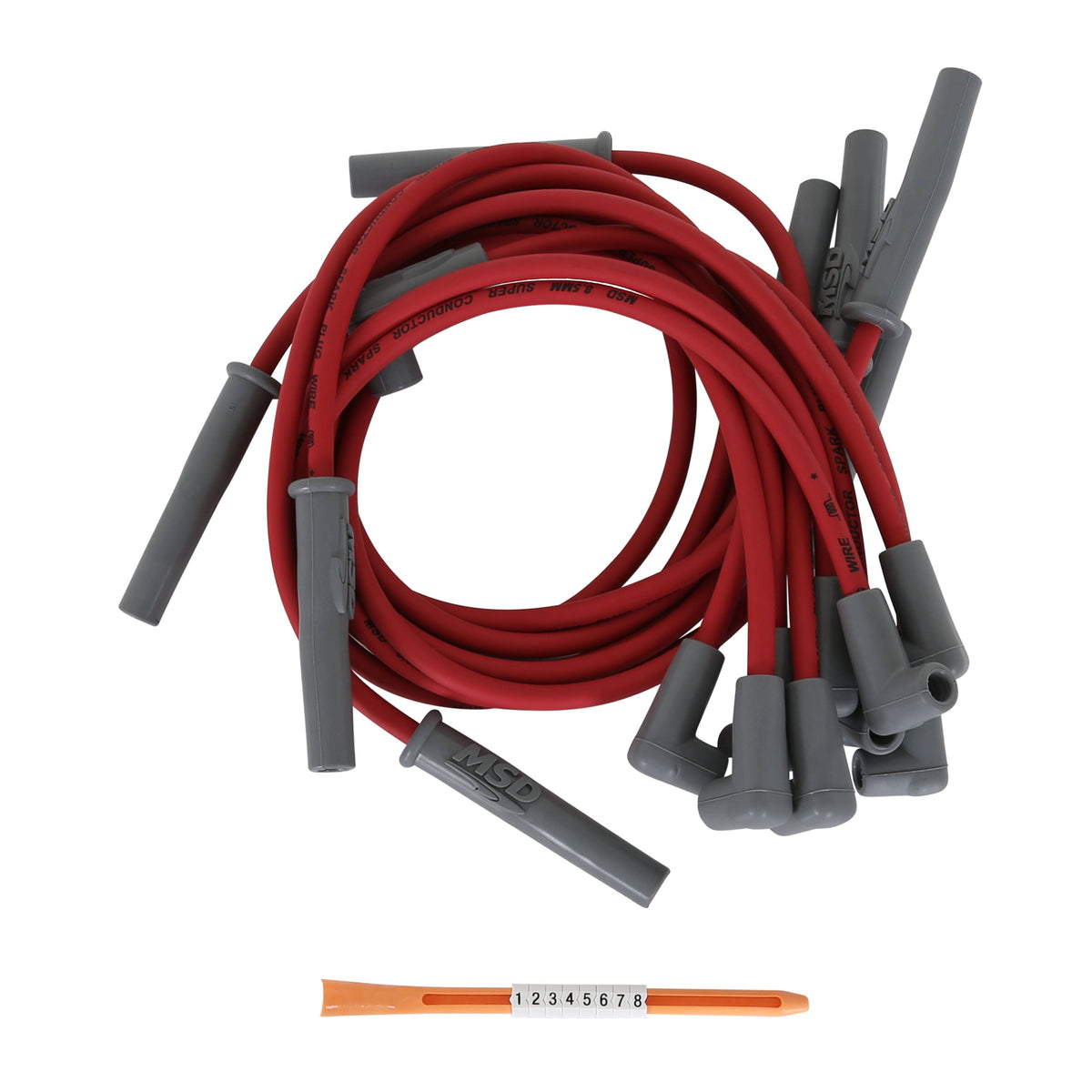 MSD 32119 Super Conductor Spark Plug Wire Set, for Chevy Pickup, BB EFI, '90-'97 SC