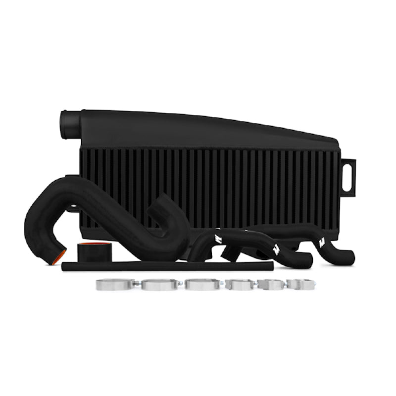 Mishimoto Subaru 02-07 WRX/04-07 STi Top-Mount Intercooler Kit - Powder Coated Black & Black Hoses - #MMTMIC-WRX-01BKBK