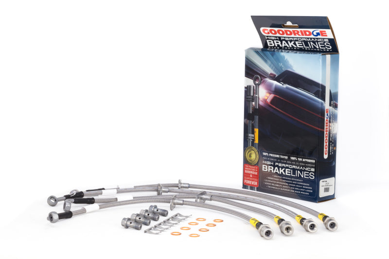 Goodridge 13-15 Subaru Crosstrek XV (All Models) SS Brake Line Kit 24229