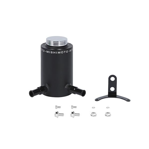 Mishimoto Aluminum Power Steering Reservoir Tank - Wrinkle Black - #MMRT-PSAWBK