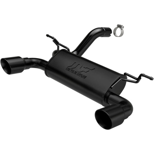 MagnaFlow 19388 2018+ Jeep Wrangler 3.6L Dual Black Tip Axle-Back Exhaust - #19388