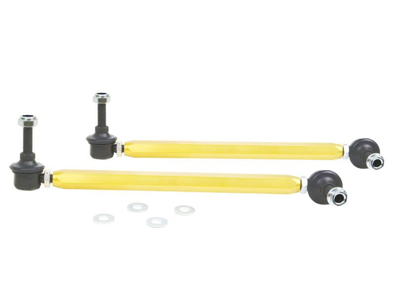 Whiteline KLC140-295 Universal Sway Bar Link Kit Heavy Duty Adjustable Steel Ball Joint