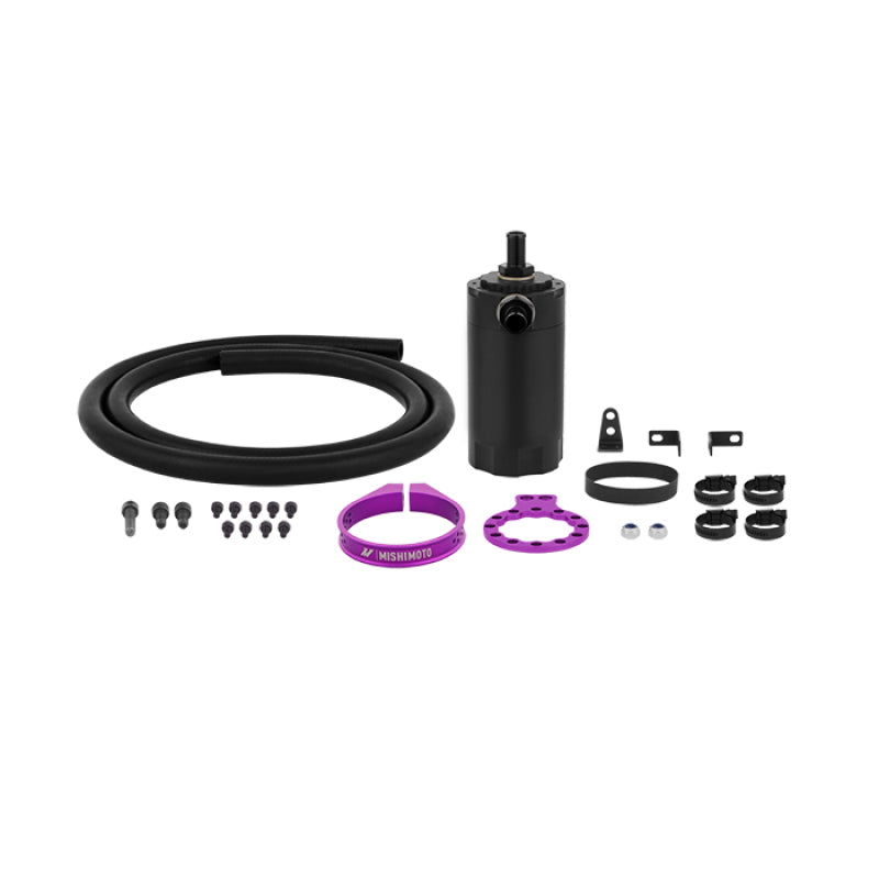 Mishimoto Universal Baffled Oil Catch Can - Purple - #MMBCC-UNI-PR