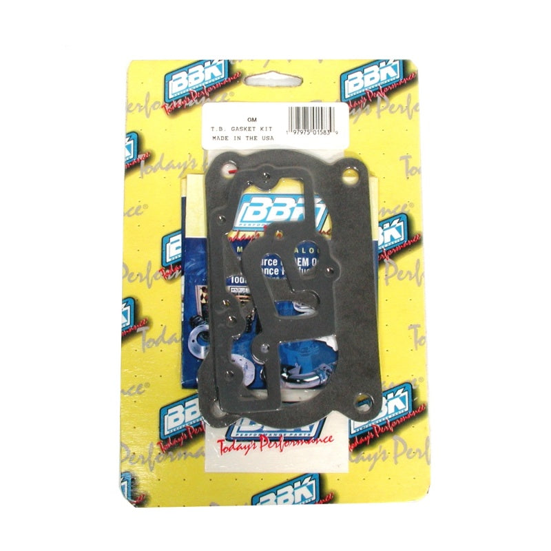 BBK Performance 1584 Throttle Body Gasket Kit for 1985-1992 Chevrolet Camaro / Corvette, Pontiac Firebird (5.0L / 5.7L TPI)
