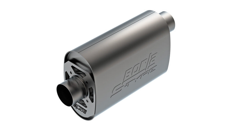 Borla 400957 CrateMuffler S-Type 3 in Offset/Center Oval 14 in Body for LS3